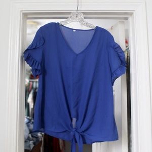 Shine Blue top